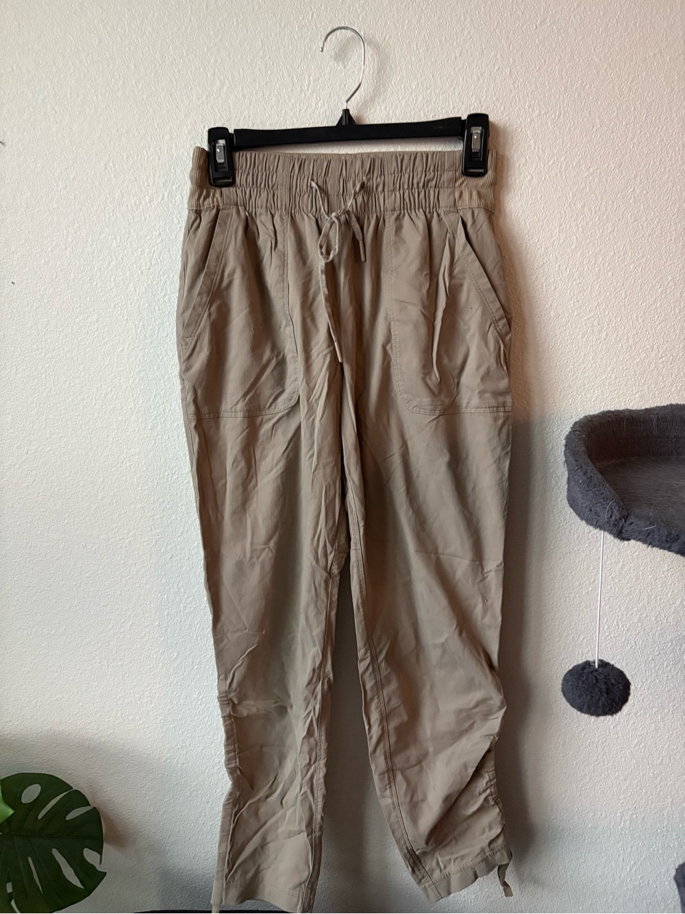 The North Face Women's Khaki Drawstring Track Pants